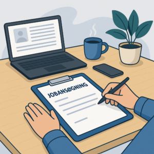Jobansøgning skabelon Word og PDF