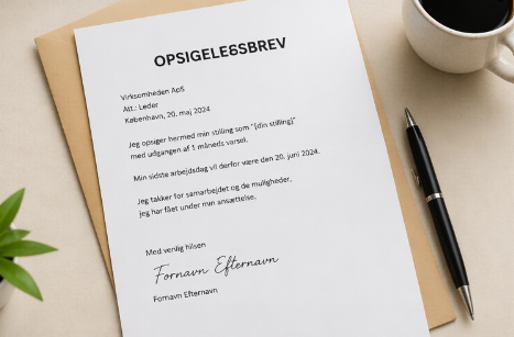 Opsigelse funktionærloven – regler og varsel i Danmark