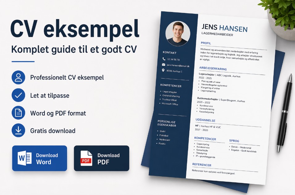 CV eksempel komplet guide til et godt CV